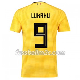 Fußballtrikots Belgien Lukaku 9 Auswärts Trikotsatz WM 2018